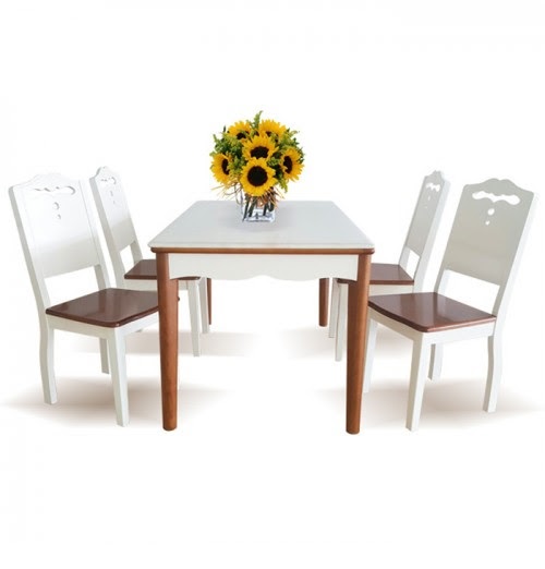 Bộ bàn ghế phòng ăn HGB70B, HGG70