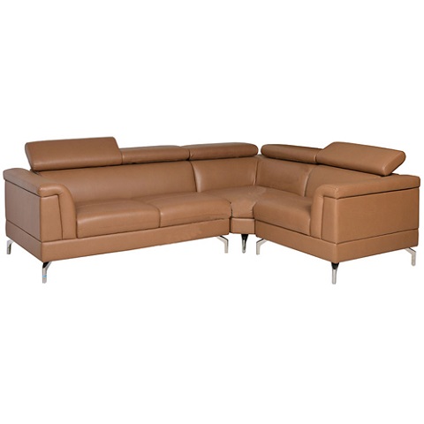 Bộ Sofa góc 3 chỗ bọc da SF502